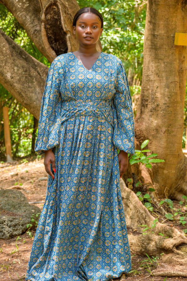 Captivating with a unique handcrafted pleated flair, this Nura dress is an African fashion dress that is artfully curated to promise ultimate comfort and beauty. Executed into a classic silhouette with meticulous attention to detail, this piece can elevate your ensembles serving as the perfection addition to your well-curated wardrobe.