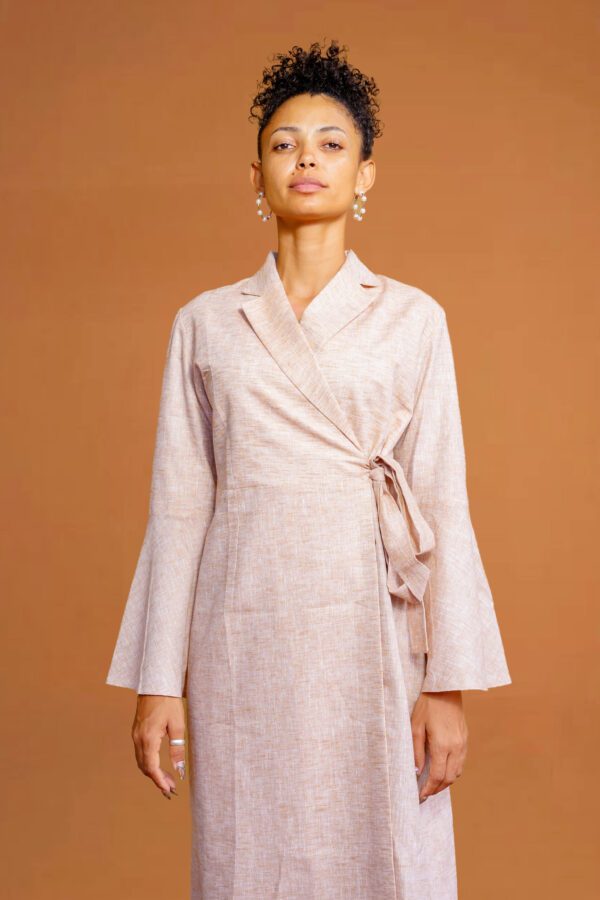 The Kaela Wrap Coat Dress