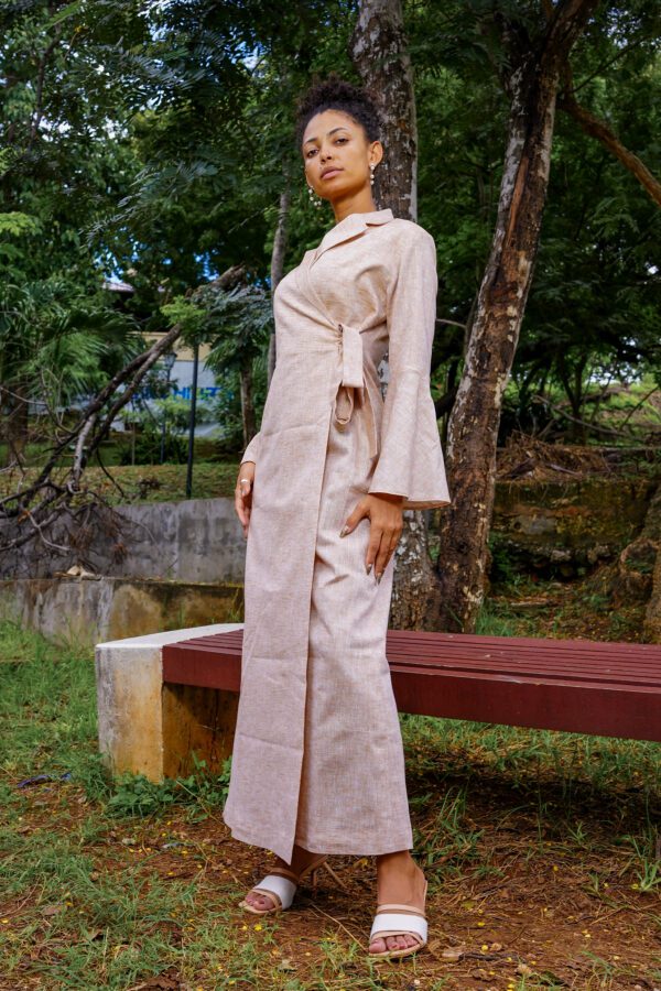 The Kaela Wrap Coat Dress - Image 6