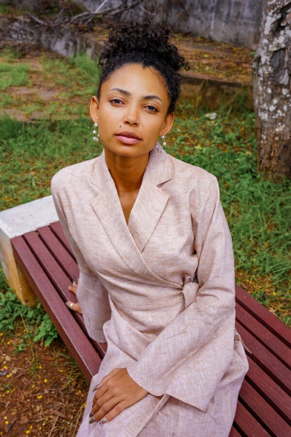 The Kaela Wrap Coat Dress - Image 7