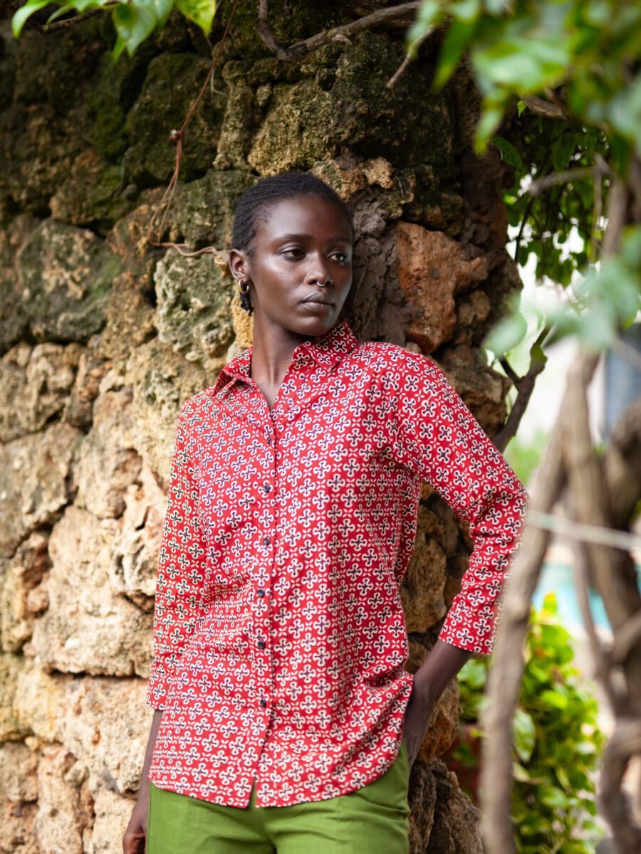 Hannah shirt by Mariam Couture - Sustainable Fashion Brand in Kenya