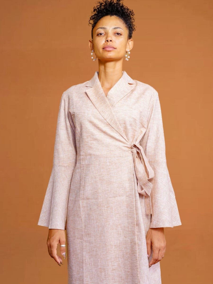 The Kaela Wrap Coat Dress